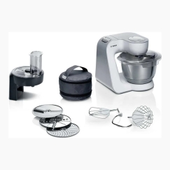 Bosch MUM58210 4. sērijas virtuves kombains, MUM 5, 1000 W, Balts, Sudraba