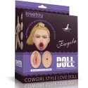 "Lovetoy" mukaan puhallettava naisdoll, 3 reikää, rinta-asento "Lovetoy" mukaan puhallettava naisdoll, 3 reikää, rinta-asento