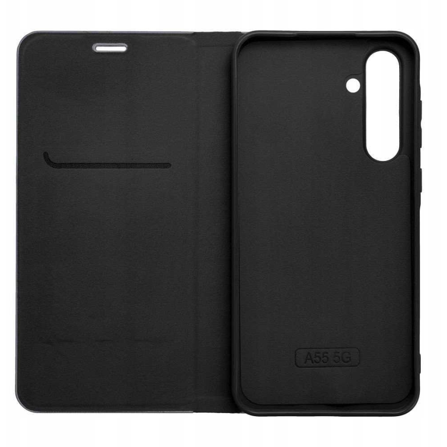 OEM LUNA Book Carbon pārklājs Samsung Galaxy A36 5G melnā krāsā – 3
