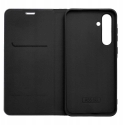 OEM LUNA Book Carbon pārklājs Samsung Galaxy A36 5G melnā krāsā