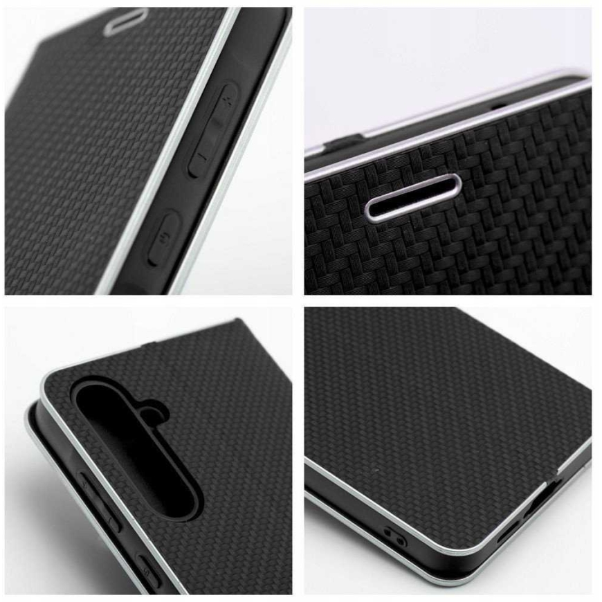Чехол OEM LUNA Book Carbon для Samsung Galaxy A36 5G черного цвета – 4