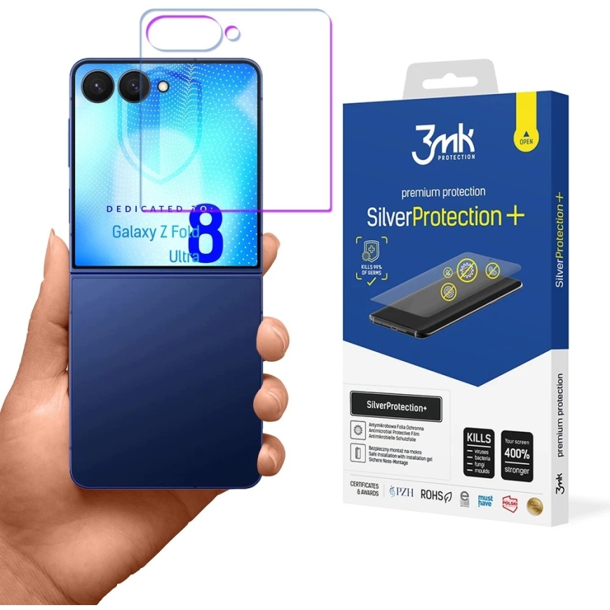 3MK SilverProtection+ antimikrobinė plėvelė Samsung Galaxy Z Fold8 Ultra – 2
