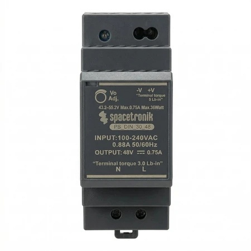 Spacetronik Barošanas avots DIN 30W 48V