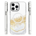 Epoxy Mag maciņš ar MagSafe atbalstu telefonam iPhone 14 Pro balts Epoxy Mag maciņš ar MagSafe atbalstu telefonam iPhone 14 Pro balts