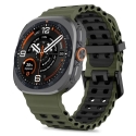 Tech-Protect IconBand Pro smartwatch strap for Galaxy Watch Ultra 1/2 (47 mm) | green/black