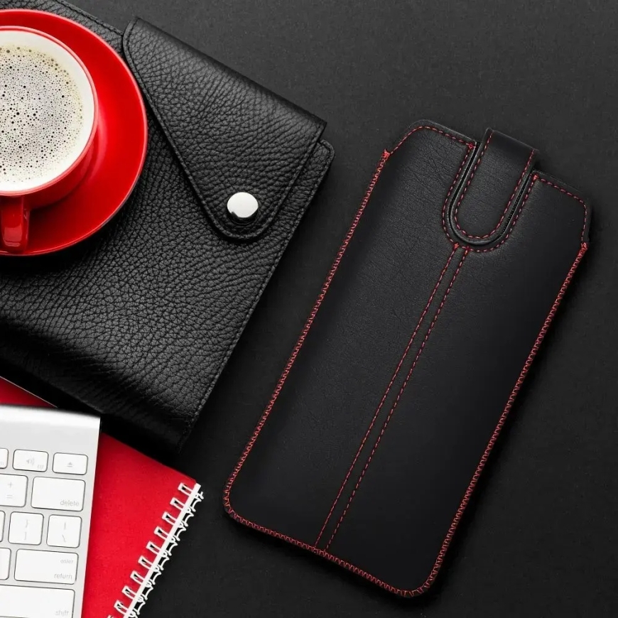 Kabatas Universālā Lietu Ultra Slim M4 - iPhone 12 / 12 PRO / Samsung Xcover 5/ S21 5G/ Note/Note 2/Note 3 melns – 3