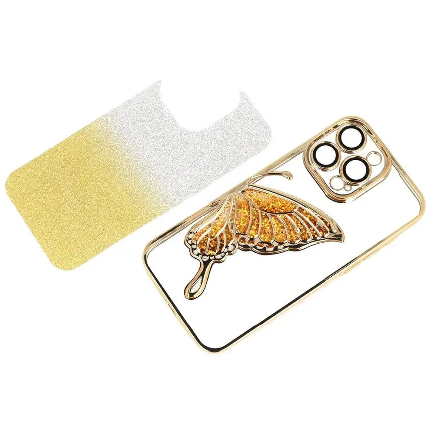 Tel Protect Butterfly Water telefoni ümbris iPhone 16 Plus kuldne – 3