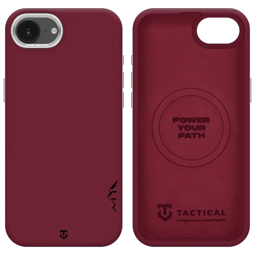 Tactical MagForce Velvet Smoothie 2.0 Cover for Apple iPhone 16e/17e Burgundy – 4