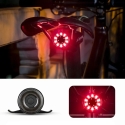 Rockbros Q1 takaisvalaistust LED 7 väriä + USB-C - USB-A kaapeli - musta Rockbros Q1 takaisvalaistust LED 7 väriä + USB-C - USB-A kaapeli - musta