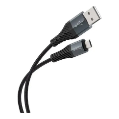 HOCO X38 andmeedastus- ja laadimiskaabel | USB-A kuni Micro USB | 12W | 1m | must