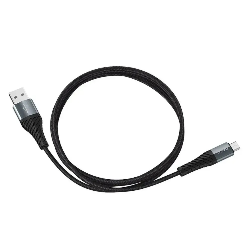 HOCO X38 andmeedastus- ja laadimiskaabel | USB-A kuni Micro USB | 12W | 1m | must – 3