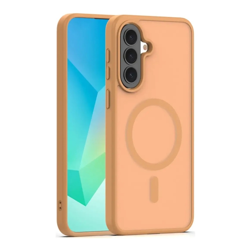 Mag Matt telefoni ümbris MagSafe toega Samsung Galaxy A37 (A376) pruun