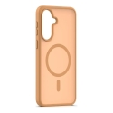 Mag Matt phone case with MagSafe support for Samsung Galaxy A37 (A376) brown Mag Matt phone case with MagSafe support for Samsung Galaxy A37 (A376) brown