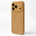 Mag Matt phone case with MagSafe support for Samsung Galaxy A37 (A376) brown Mag Matt phone case with MagSafe support for Samsung Galaxy A37 (A376) brown