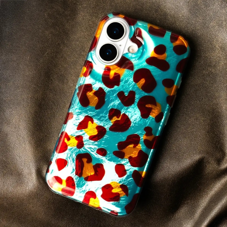 Animal Print phone case for iPhone 17 multicolor (Crazy Cheetah) – 2