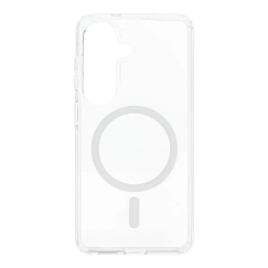 Forcell F-Protect Clear Hybrid Premium -puhelinsuojus MagSafe-tuen kanssa Samsung Galaxy S26:lle (S942) läpinäkyvä