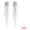 AMiO AMIO-03921 datu pārraides un uzlādes vads | USB-C uz USB-C | 60W | 2m AMiO AMIO-03921 datu pārraides un uzlādes vads | USB-C uz USB-C | 60W | 2m