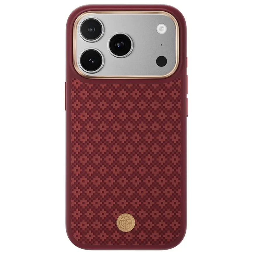Benks Armor Pro ArmorGrid Kevlar Metal Frame 600D чехол для телефона iPhone 18 Pro Max | iPhone 17 Pro Max красный
