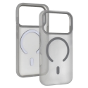 Tel Protect Mist Matte telefono dėklas su MagSafe palaikymu Samsung Galaxy S25 FE (S731) pilkas
