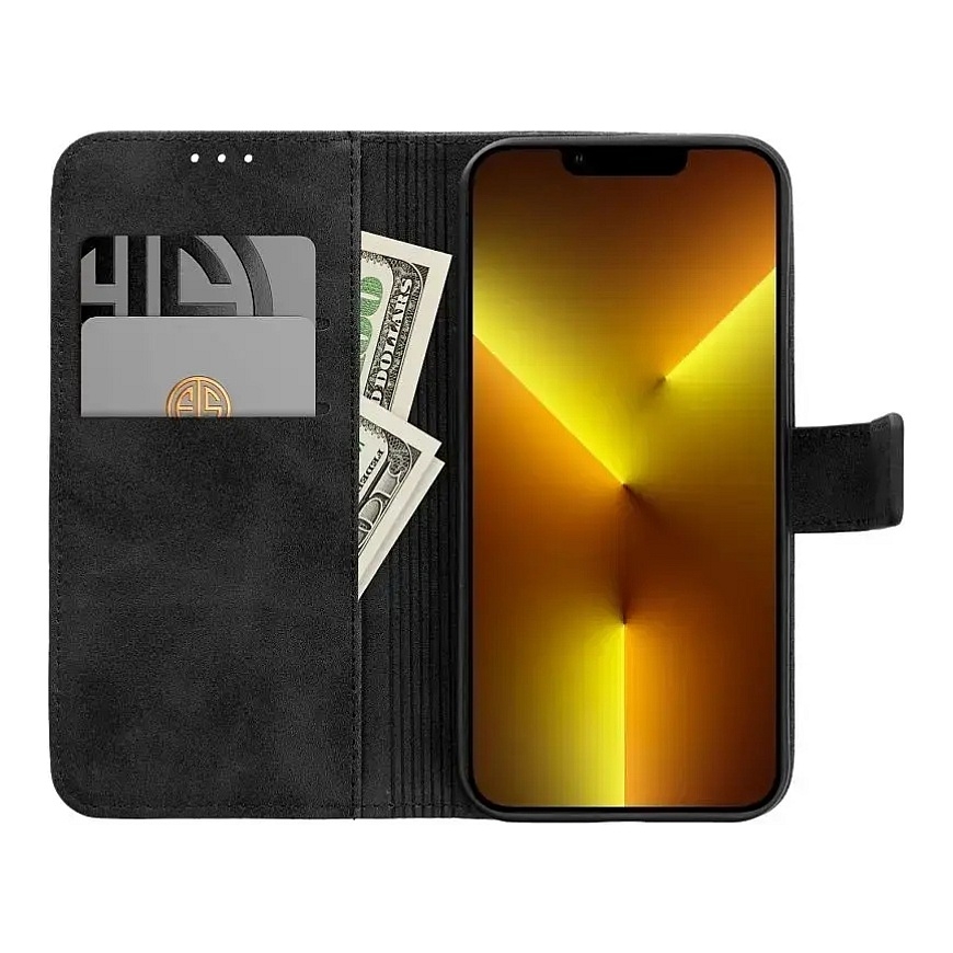 TENDER-kansio XIAOMI Redmi Note 14 4G:lle (GLOBAALI - 164,84mm x 78,15mm x 8,16mm) musta – 2