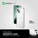 Amazing Thing Titan Pro telefoni ümbris MagSafe toega iPhone 15 Plus läbipaistev Amazing Thing Titan Pro telefoni ümbris MagSafe toega iPhone 15 Plus läbipaistev