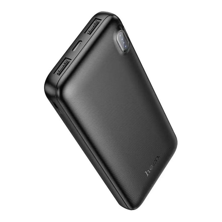 Hoco J128 Power Bank | 10,000 mAh | 10W | USB-A, USB-C, Micro USB | black