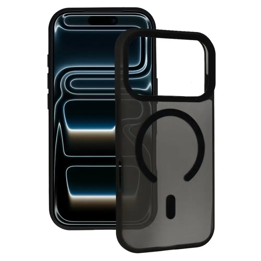Tel Protect Mist Matte telefoni ümbris MagSafe toega iPhone 17 Air must