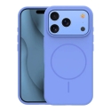 Silicone Thin telefono dėklas su MagSafe palaikymu iPhone 17 Pro Max | iPhone 18 Pro Max mėlynas