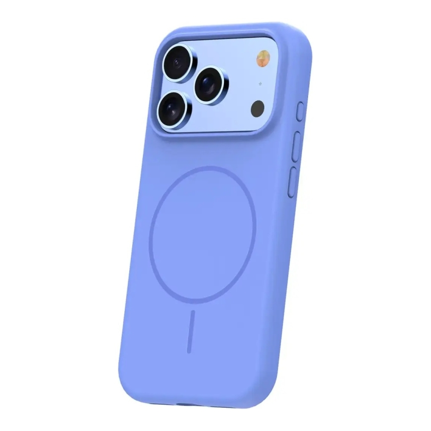 Silicone Thin telefoni ümbris MagSafe toega iPhone 17 Pro Max | iPhone 18 Pro Max sinine – 2