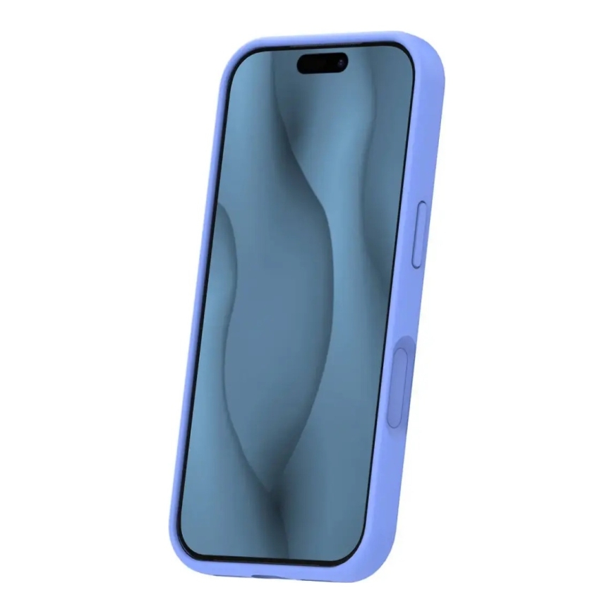 Silicone Thin phone case with MagSafe support for iPhone 17 Pro Max | iPhone 18 Pro Max blue – 3
