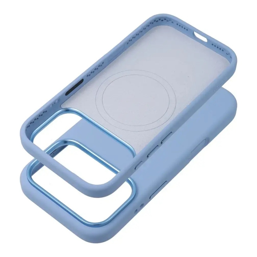 Forcell F-Protect Frame Premium -puhelimen kuori MagSafe-tuen kanssa iPhone 18 Pro Max | iPhone 17 Pro Max sininen – 2