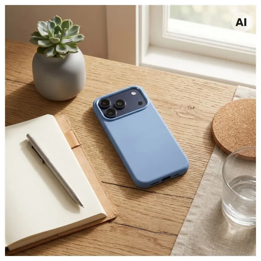 Forcell F-Protect Frame Premium чехол с поддержкой MagSafe для телефона iPhone 18 Pro Max | iPhone 17 Pro Max синий – 4
