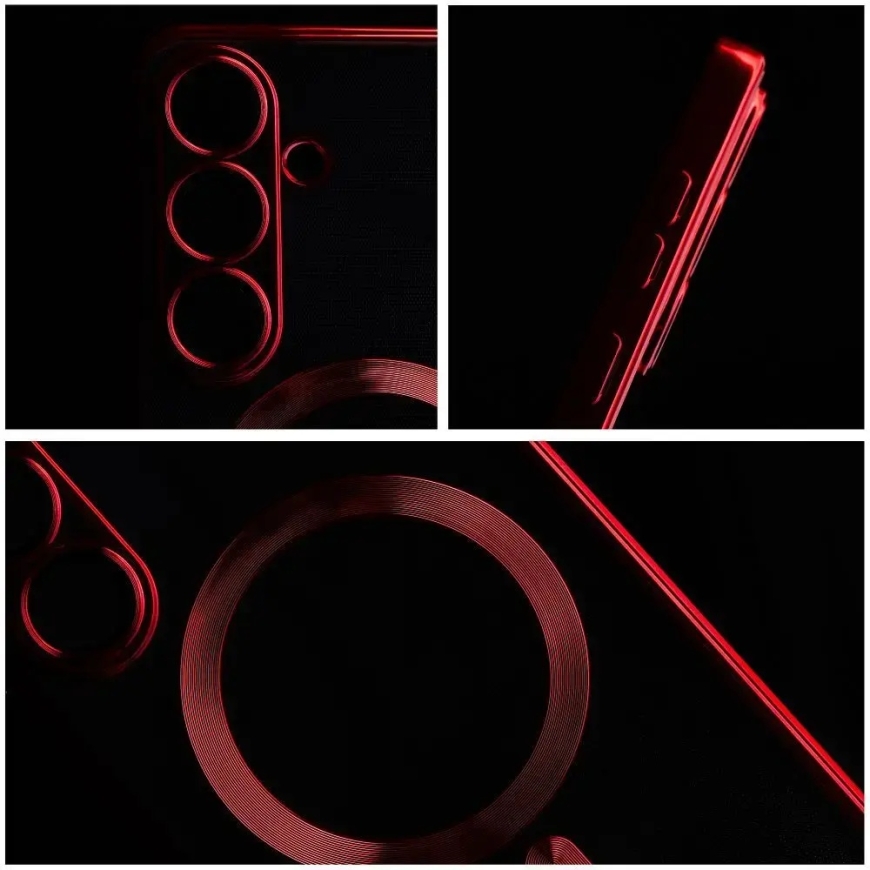 Electro Mag telefoni ümbris MagSafe toega Samsung Galaxy S25 Edge (S937) punane – 3