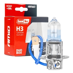 Halogeenipirnid H3 12V 55W LumiTec JÄRGNE GENERATSIOON +135% DUO AMIO-04403