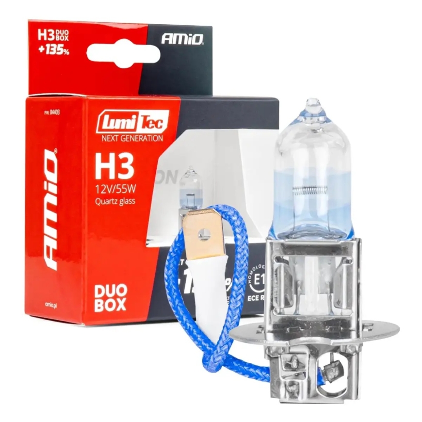 AMiO Halogēna spuldzes H3 12V 55W