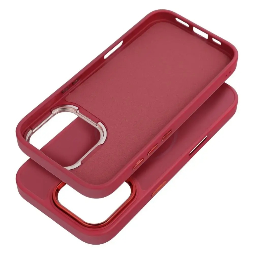 Чехол для iPhone 18 Pro / 17 Pro Frame Mag Cover совместимый с MagSafe тёмной вишни – 2