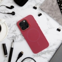 Korpuss iPhone 18 Pro / 17 Pro Frame Mag Cover, saderīgs ar MagSafe tumši ķiršu krāsā Korpuss iPhone 18 Pro / 17 Pro Frame Mag Cover, saderīgs ar MagSafe tumši ķiršu krāsā