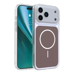Etteri Hidden Pearl Epoxy Mag -puhelinsuoja iPhone 17 Pro Max:lle ruskea
