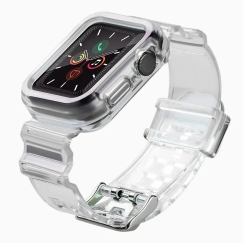Silicone smartwatch strap for Apple Watch (44 mm) | Silicone | black