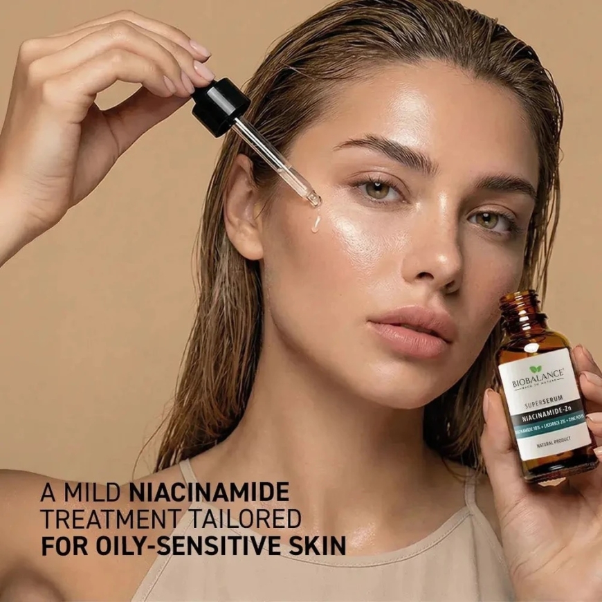 Bio Balance niacinamide and zinc anti-pigmentation day and night face serum, 30 ml – 4