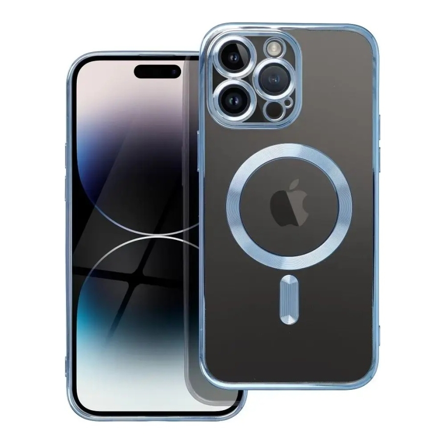 Electro Mag telefoni ümbris MagSafe toega iPhone 16 Pro sinine