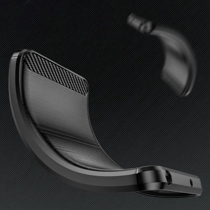 Elastīgs silikona apvalks Carbon Xiaomi Note 14 Pro 5G - melns – 5