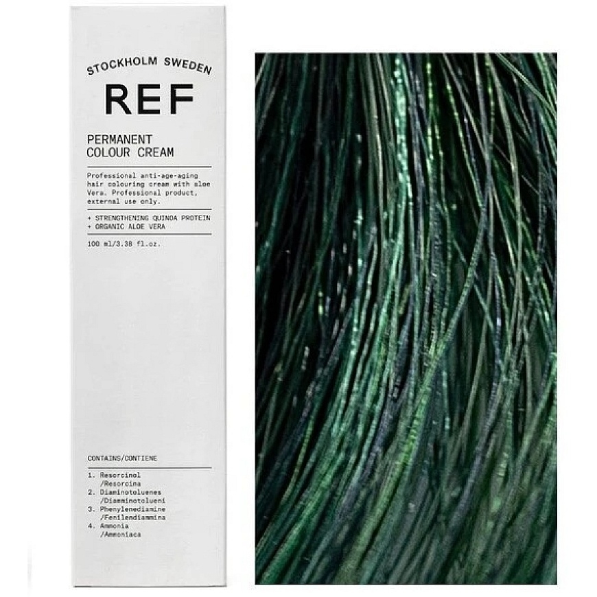 REF Pysyvä Väri Vegan Pysyvät Hiusvärit Jade, 100 ml