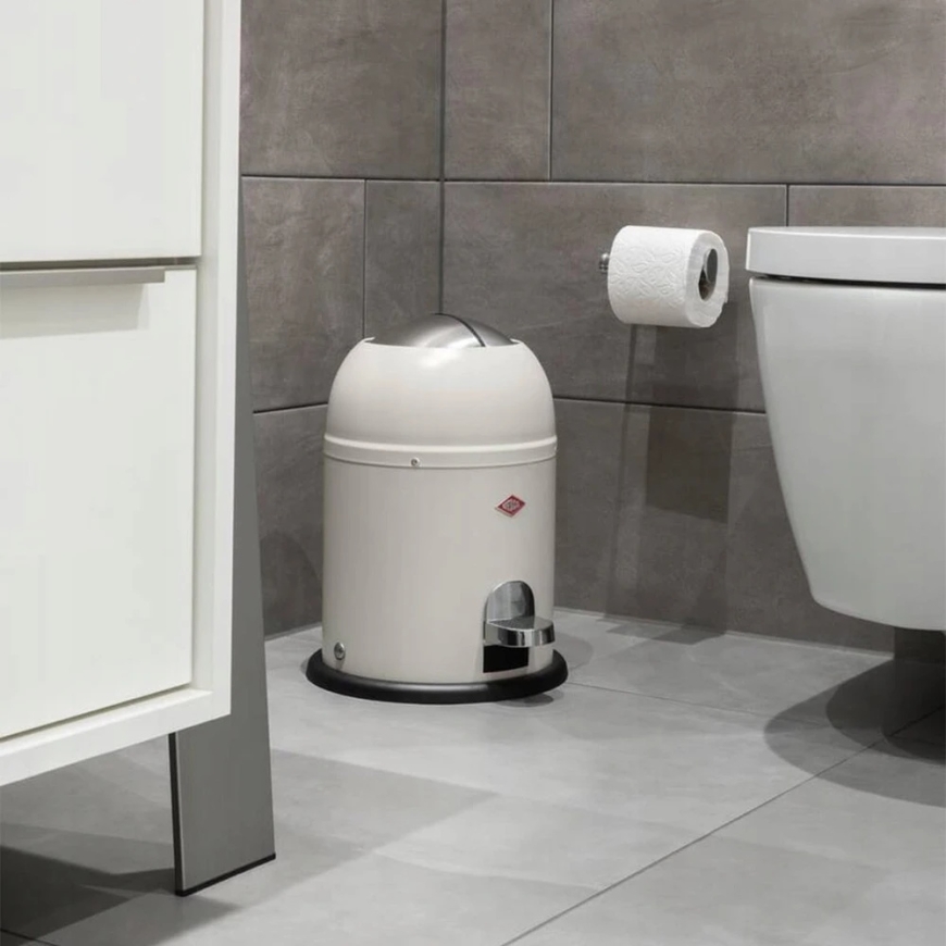 Wesco Šiukšliadėžė 6 l, balta MAT Mini Master Wesco – 3