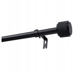 Decastyl Kertakäyttöinen Vedettävä Verhorima FI 19 MM OMEGA MUSTA 200-300 CM KOWALSKI