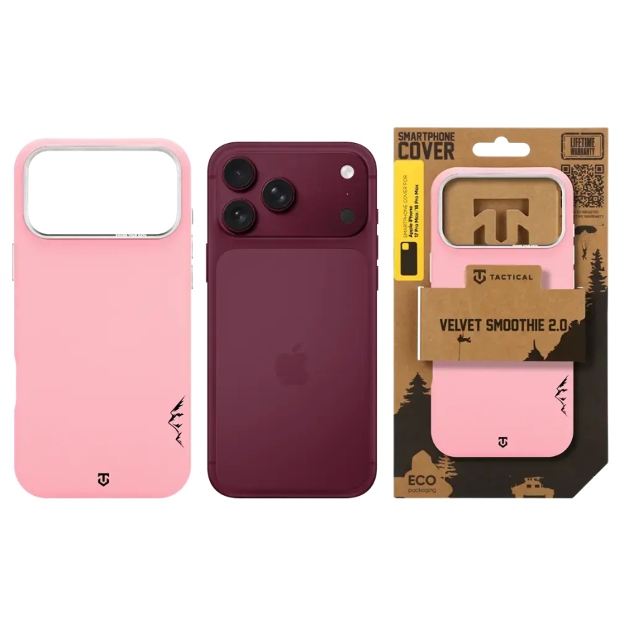 Tactical MagForce Velvet Smoothie 2.0 Cover for Apple iPhone 18 Pro Max/17 Pro Max Pink Panther – 5
