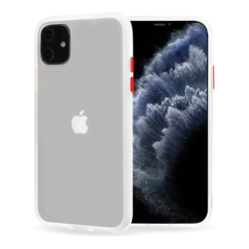 Vennus Color Button Bumper Samsung Galaxy A20S läbipaistev