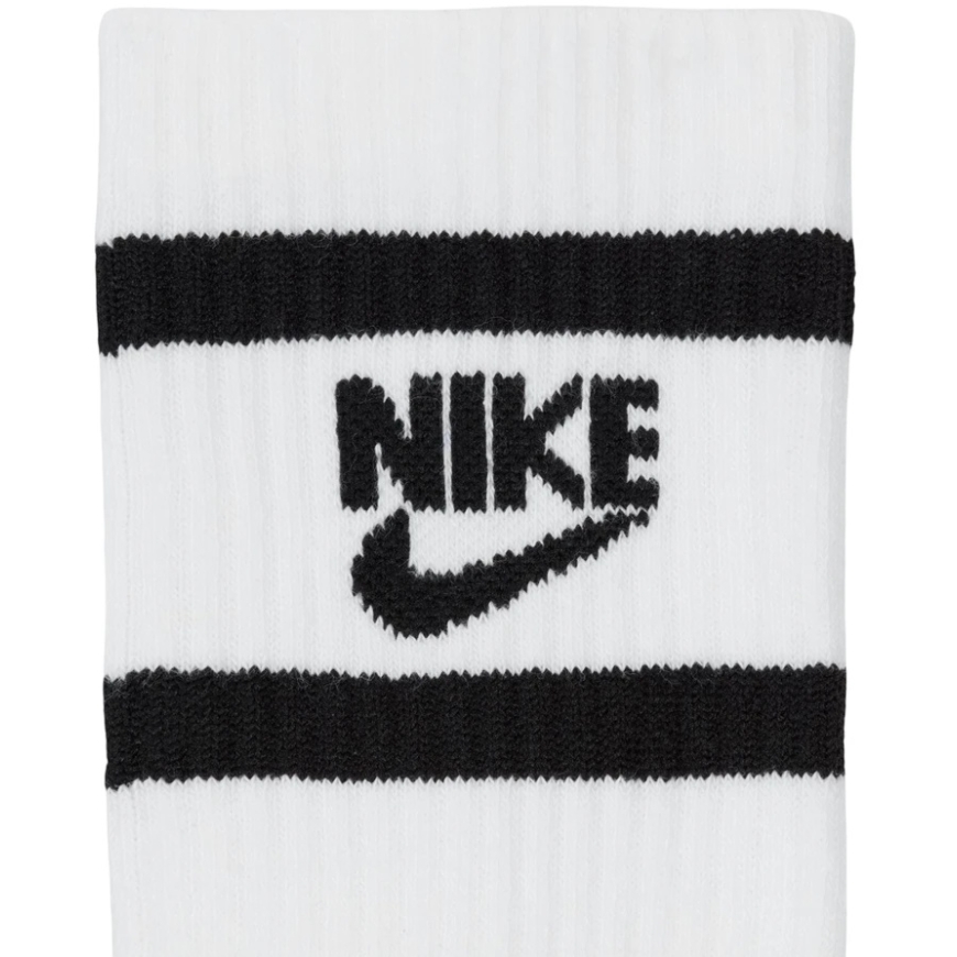 Nike Everyday Cush Crew Youth 6PR Socks White, Gray, Black CK7302 901 (34-38) – 3