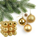 EDELMAN Koopman Decorative Plastic Safety Balls 27 pcs diameter 6 cm golden MICA EDELMAN Koopman Decorative Plastic Safety Balls 27 pcs diameter 6 cm golden MICA