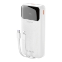 Внешний аккумулятор (powerbank) Dudao K15Pro | 20 000 мА·ч | 22.5 Вт | PD | USB-C, USB-A, Lightning | белый Внешний аккумулятор (powerbank) Dudao K15Pro | 20 000 мА·ч | 22.5 Вт | PD | USB-C, USB-A, Lightning | белый